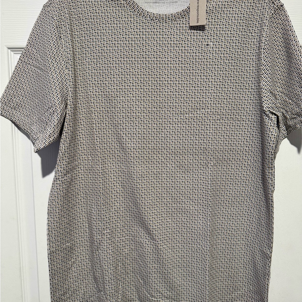 RW&CO. Monochrome Grid Short Sleeve Tee